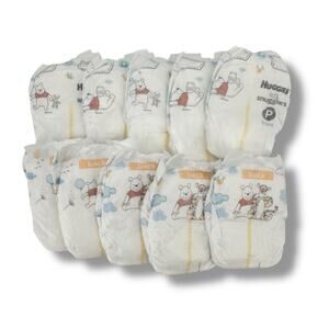 Huggies Little Snugglers Disney Winnie The Pooh Diapers Preemie Size Lot Of 10